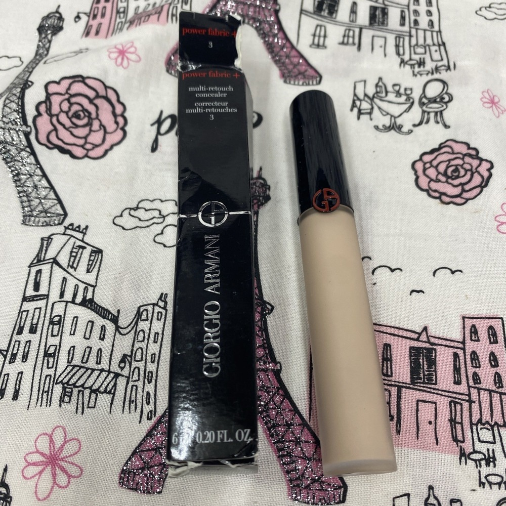 Giorgio Armani Power Fabric High Coverage Concealer # 3 Damaged Box